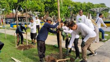 Penghijauan Ratusan Pohon Di Pusat Kota Sampang