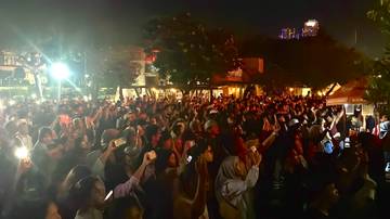Ribuan Pengunjung Banjiri Ancol saat Malam Tahun Baru