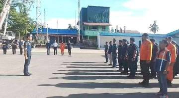 KSOP Gunungsitoli Gelar Apel Penutupan Posko Angkutan Nataru 