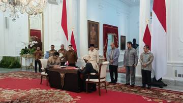 Presiden Saksikan Penandatangan MoU Pembangunan Perumahan MBR