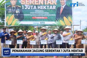 Dukung Program Presiden RI, Polres Subulussalam Tanam Jagung Serentak