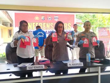 Satresnarkoba Polres Biak Numfor Amankan Ganja 69 Gram