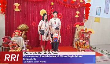 Nuansa Imlek di Meulaboh, Aceh Barat
