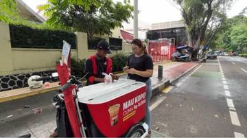 Kopi Keliling Sepeda Listrik Hadir di Jakarta: Praktis dan Cepat