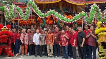 Sejumlah Tokoh Hadiri Perayaan Imlek di Vihara Amurva Bhumi