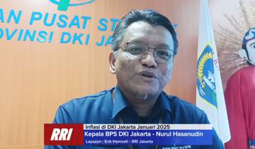 Penjelasan BPS DKI Jakarta Mengenai Inflasi Bulan Januari 2025 