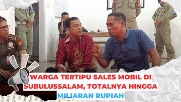 Warga Tertipu Sales Mobil di Subulussalam, Totalnya Hingga Miliaran Rupiah