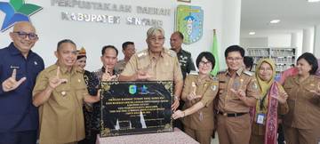 Gedung Layanan Perpustakaan Daerah Sintang Diresmikan