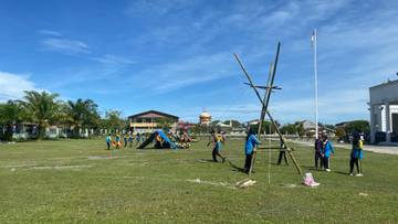 Persiapan Pramuka Sambut MTR XXIV