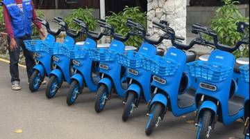 Ngabuburit di Ancol, Ada Persewaan Sepeda Listrik