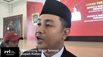 Serah Terima Jabatan Bupati-Wakil Bupati Klaten