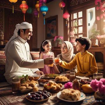 Suasana Berbuka Puasa di Menasah Attaqwa, Kayu Kool