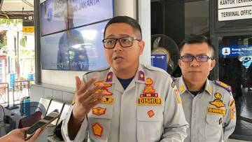 Jumlah Penumpang Tiba di Kampung Rambut 