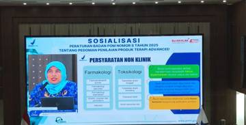 BPOM Sosialisasikan Persyaratan Baru Penilaian Produk ATMP