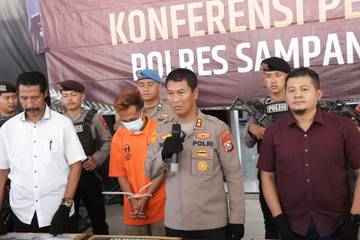 Polres Sampang Tangkap Kurir Sabu 1 Kg