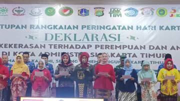 Deklarasi Stop Kekerasan Terhadap Perempuan dan Anak di Jaktim