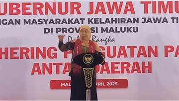 Gubernur Khofifah Pesan Damai Kepada Warga Maluku Keturunan Jatim
