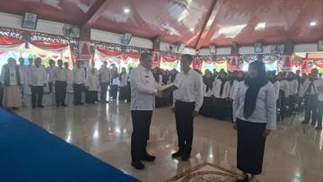 Pelantikan Ratusan CPNS dan PPPK di Sampang