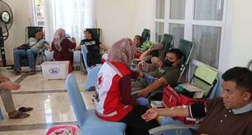 ASN Pemprov Gorontalo Rutin Melaksanakan Donor Darah
