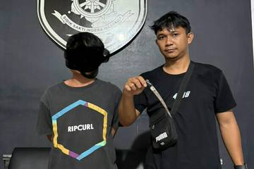 Pemuda Bawa Badik Diamankan Tim Resmob Sulut