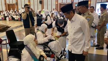 Marullah Kunjungi Jemaah Haji Kloter 55 asal JKG