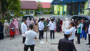 Kemenag Aceh Barat Verifikasi Arah Kiblat 