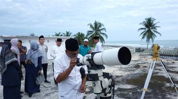 Kemenag dan BHR Aceh Barat Lakukan Rukyat Iduladha