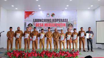 Pemkab Aceh Barat Luncurkan Koperasi Desa Merah Putih