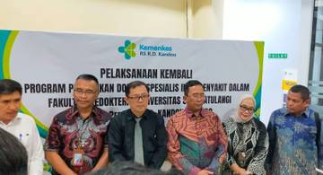 Pelaksanaan Kembali PPDS Ilmu Penyakit Dalam Kedokteran Unsrat