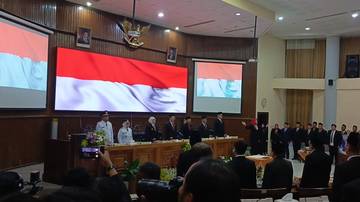 Gubernur Jatim Hadiri Sertija Bupati-Wakil Bupati Magetan 2025-2030
