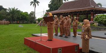 Apel Perdana Nanik Sebagai Bupati Bersama ASN Pemkab