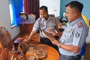 Lapas Bitung Bina Narapidana Lewat Bengkel Kerja