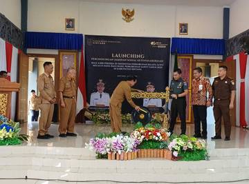 Sintang Launching Program Perlindungan Pekerja Sawit 2025