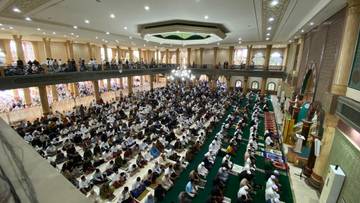 Pelaksanaan Salat Iduladha di Masjid Agung Meulaboh