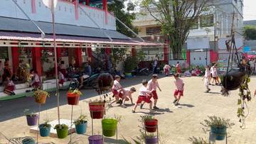 Siswa Sekolah Dasar Bersiap Ujian Sekolah