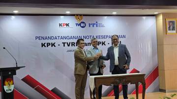 KPK, RRI, dan TVRI Mengikat Kerja Sama