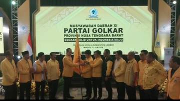 Mohan Roliskana Kembali Nakhodai DPD I Golkar NTB 