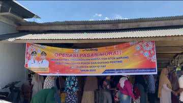 Pasar Murah Warnai Program Berkantor Sehari Bupati