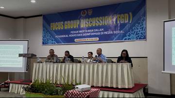 PWI Kalteng Gelar FGD Tangkal Hoaks di Medsos