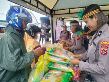 Polres Biak Numfor Gelar Gerakan Pasar Murah 