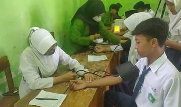 Puskesmas Pare, Kediri, Gencar Laksanakan CKG siswa SMP/MTs