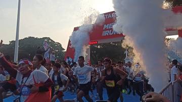Animo Tinggi Masyarakat Ikuti Merdeka Run Depan Istana