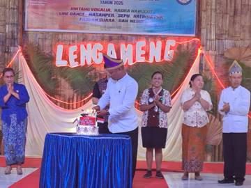 Masyarakat Kampung Lenganeng Gelar Syukur HUT Ke- 119