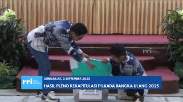 Hasil Pleno Rekapitulasi Penghitungan Suara Pilkada Bangka Ulang