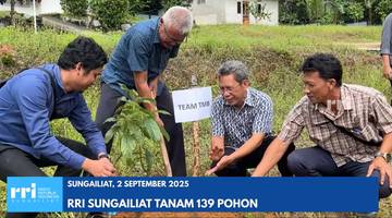 RRI Sungailiat Tanam 139 Pohon