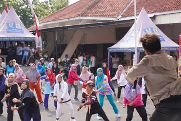 Senam Sehat bersama Zin Adde Dancer Disambut Antusias