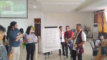 Peserta Torang Bacirita Rumuskan Aksi Konservasi Yaki