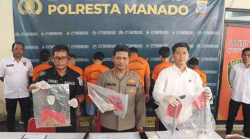 Polresta Manado Tangkap Pelaku Penganiayaan