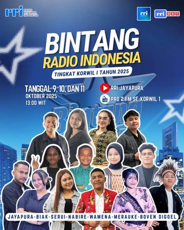 Korwil Papua Gelar Bintang Radio Tiga Hari Berturut-turut