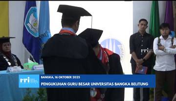 Pengukuhan Guru Besar Universitas Bangka Belitung
